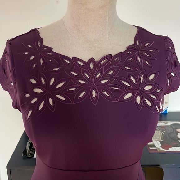 Adrianna Papell burgundy dress - Picture 8 of 13